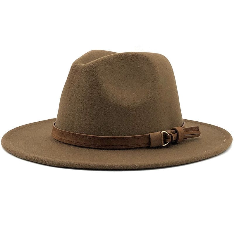 Eridian Fedora Hatt med Lærrem