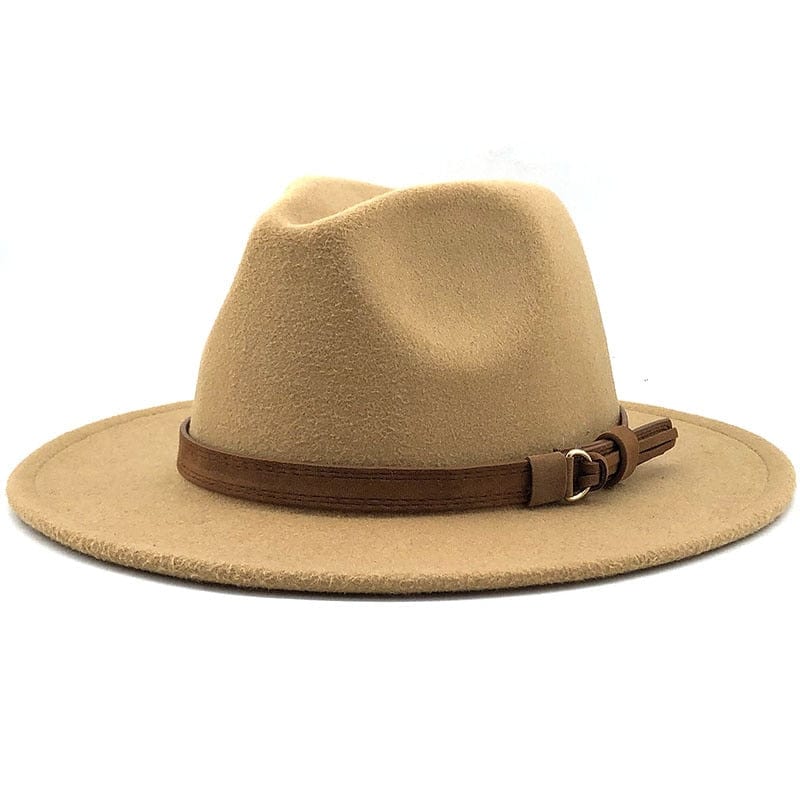 Eridian Fedora Hatt med Lærrem