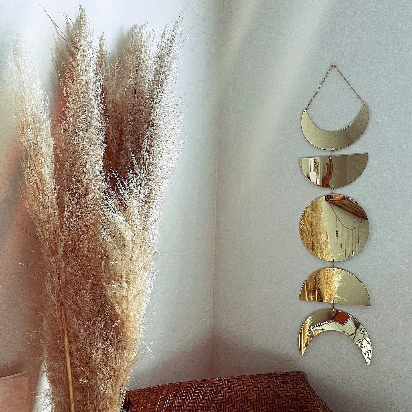 Norvo | Månefaser speil veggdekor