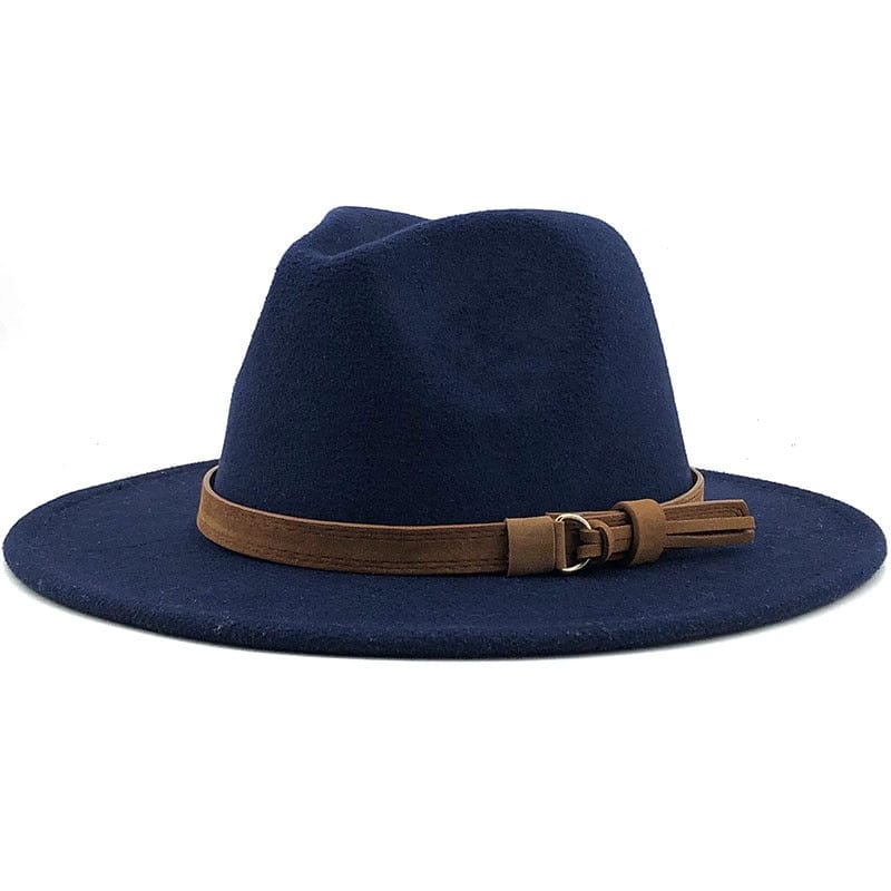 Eridian Fedora Hatt med Lærrem