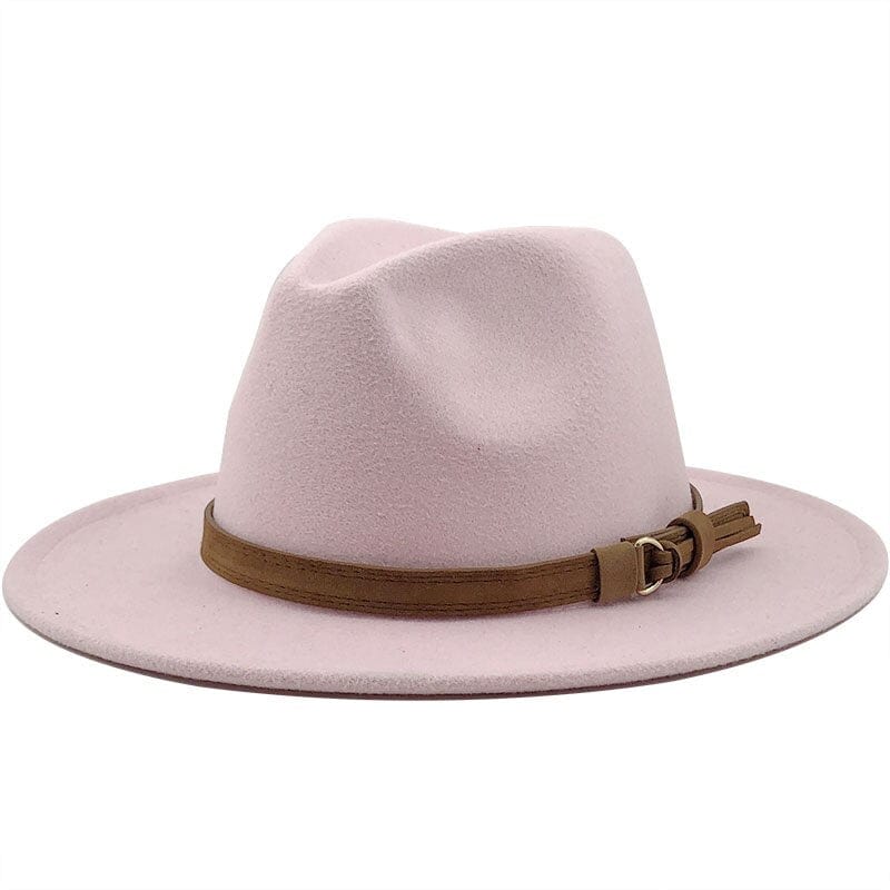 Eridian Fedora Hatt med Lærrem