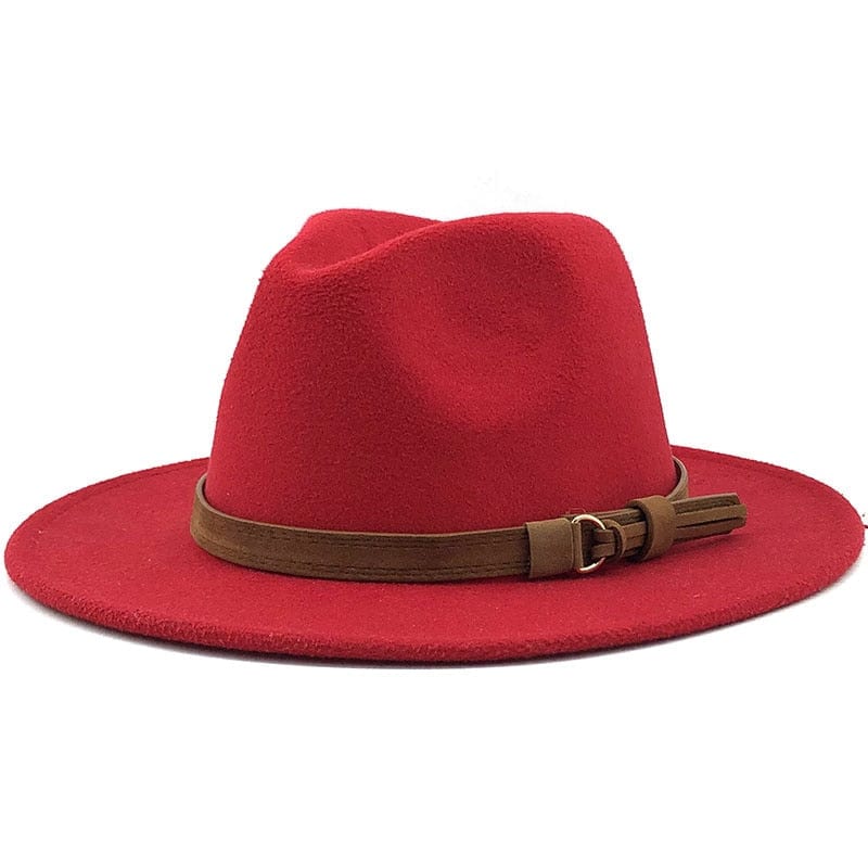 Eridian Fedora Hatt med Lærrem