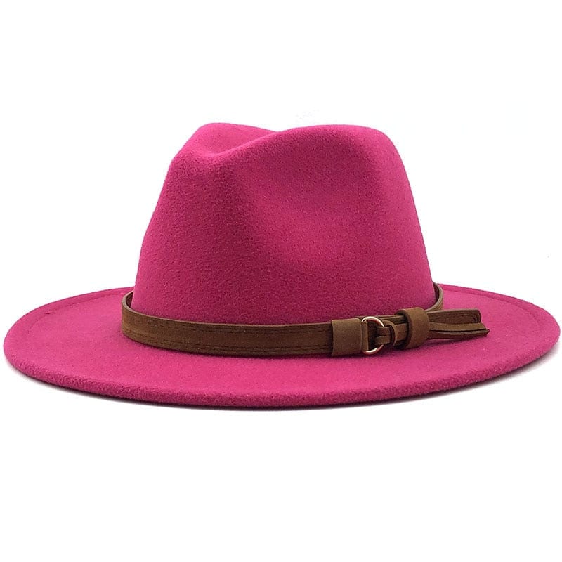 Eridian Fedora Hatt med Lærrem