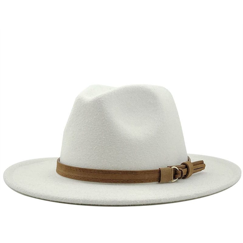 Eridian Fedora Hatt med Lærrem