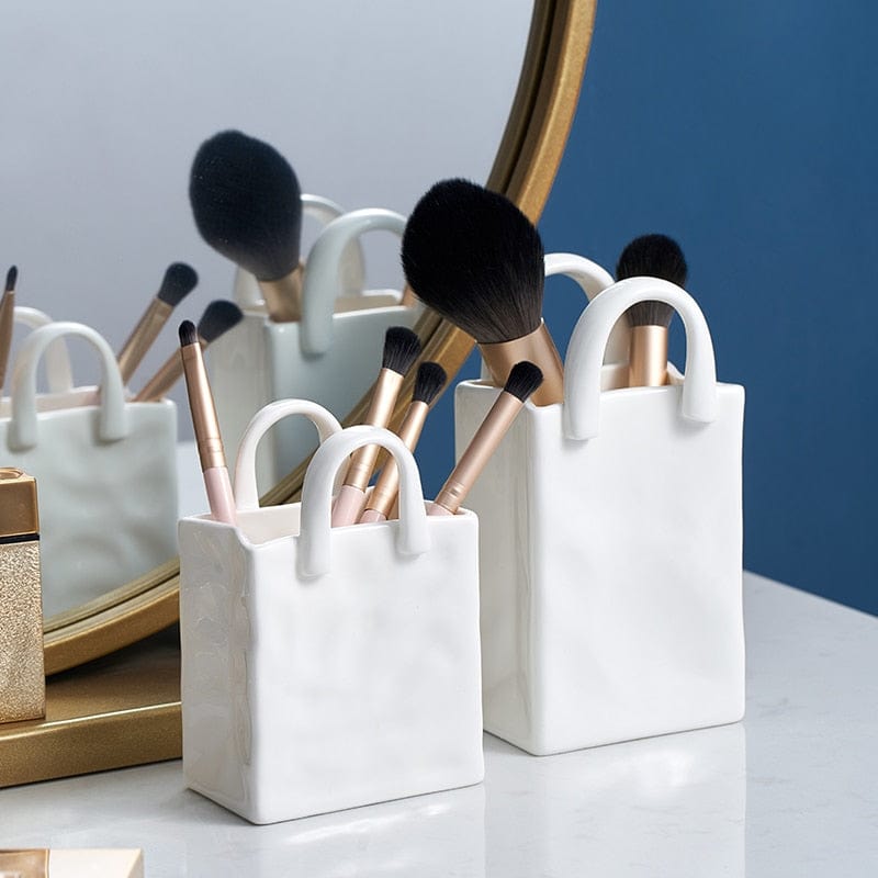 Norvo | Hvit Bag Porselen Vase