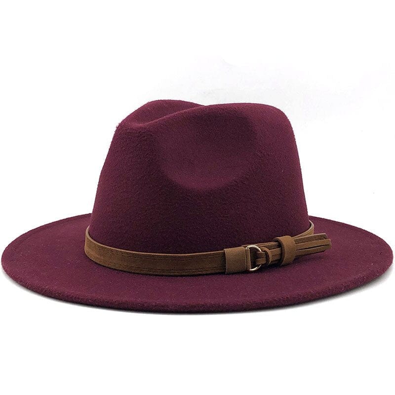 Eridian Fedora Hatt med Lærrem