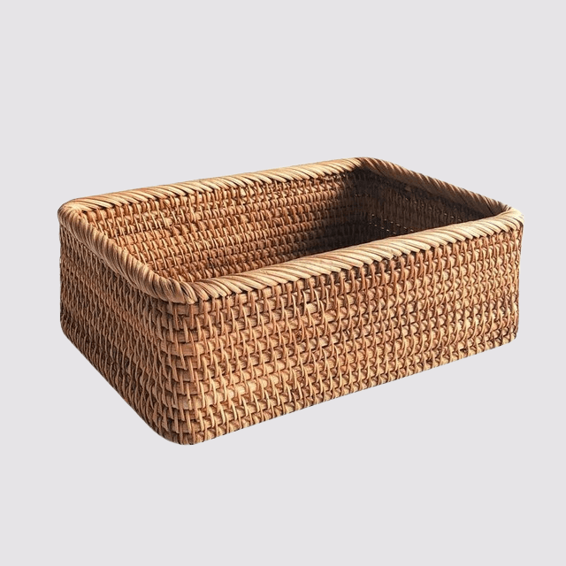 Norvo | Naturéa Håndlagde Rattan Oppbevaringskurver for Hjemmeorganisering
