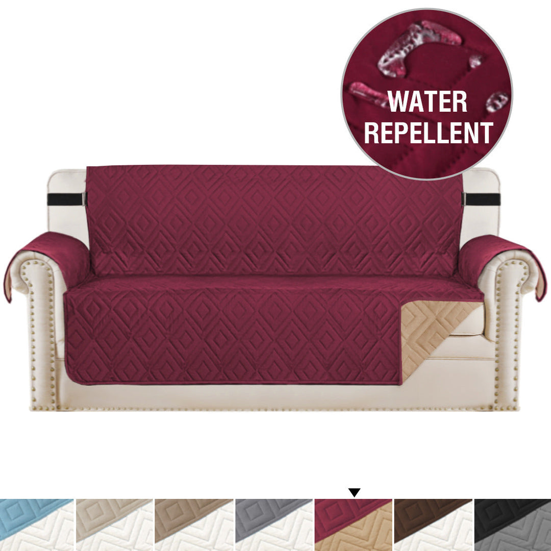 Quilted Sofa Cover Pet Protector Throw Waterproof Sofa Slip Covers 1/2/3 Settee Norvo