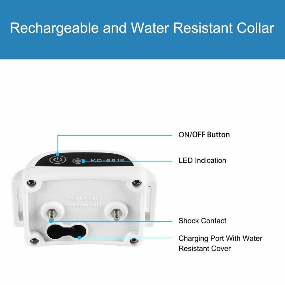 Norvo | Trådløst Hundefence Krage System | Vanntett, Oppladbar & Ideell for Hjemmetrening og Utendørs Eventyr
