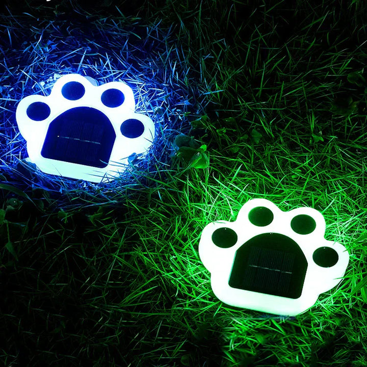 Trådløst solenergi fotavtrykk hagebelysning - PawsGlow Norvo