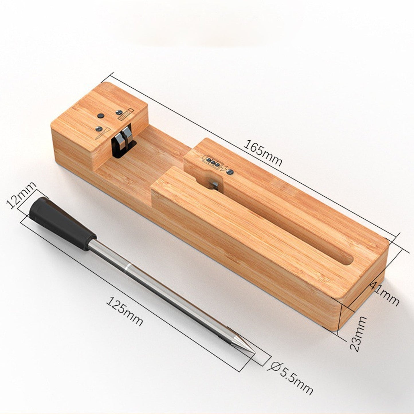 Norvo | Trådløst Kjøtttermometer – Perfekte Biffer, BBQ, Fisk eller Tyrkisk Gjort Enkelt