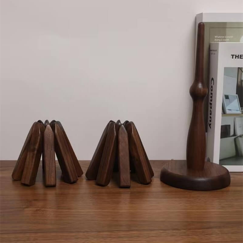 Norvo | WOODLIA – Elegant valnøtt bordbrikker for moderne og stilige måltider