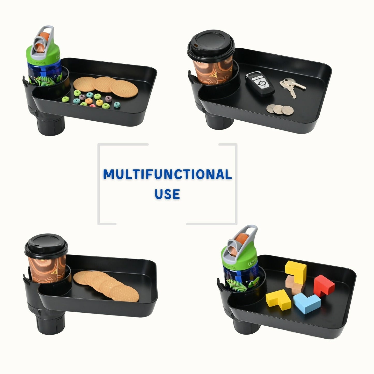 Norvo | Ergonomisk Non-Slip Nettbrettholder Barn Justerbart Bilsetebrett