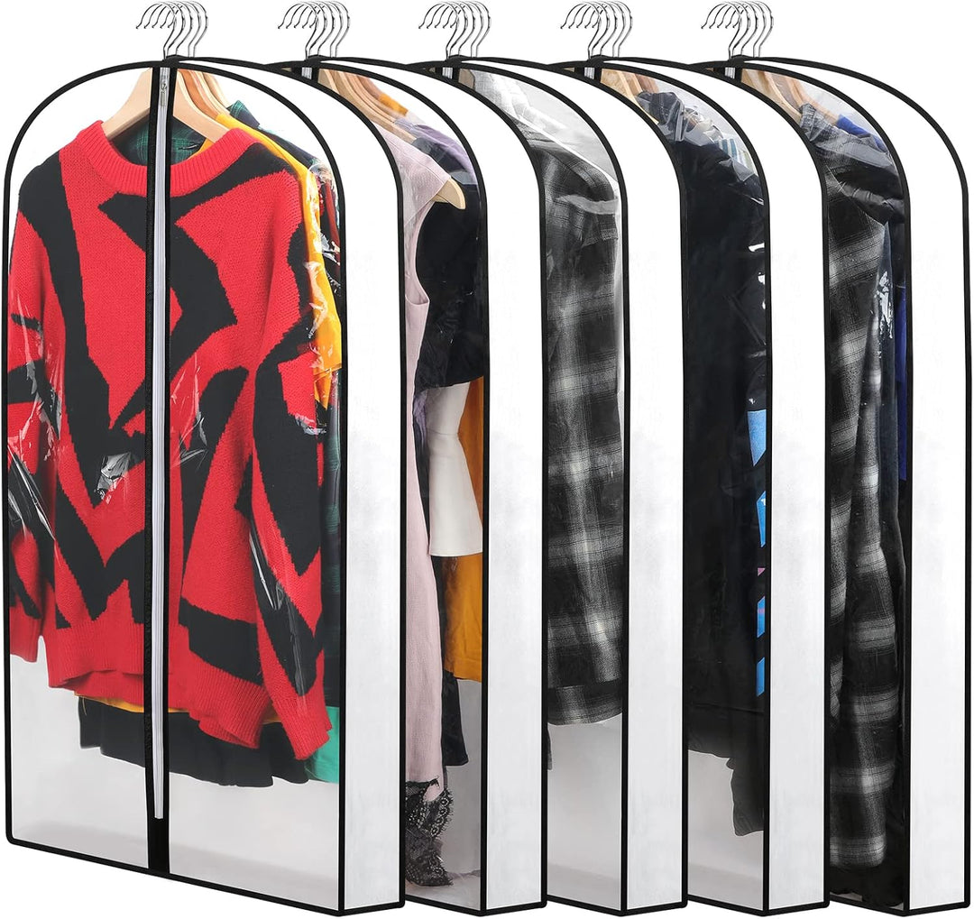 Frendorf | PEVA Clothes Protection Set – 12-pack Hanging Garment Bags in 3 Sizes (Buy 1, Get 1 FREE)