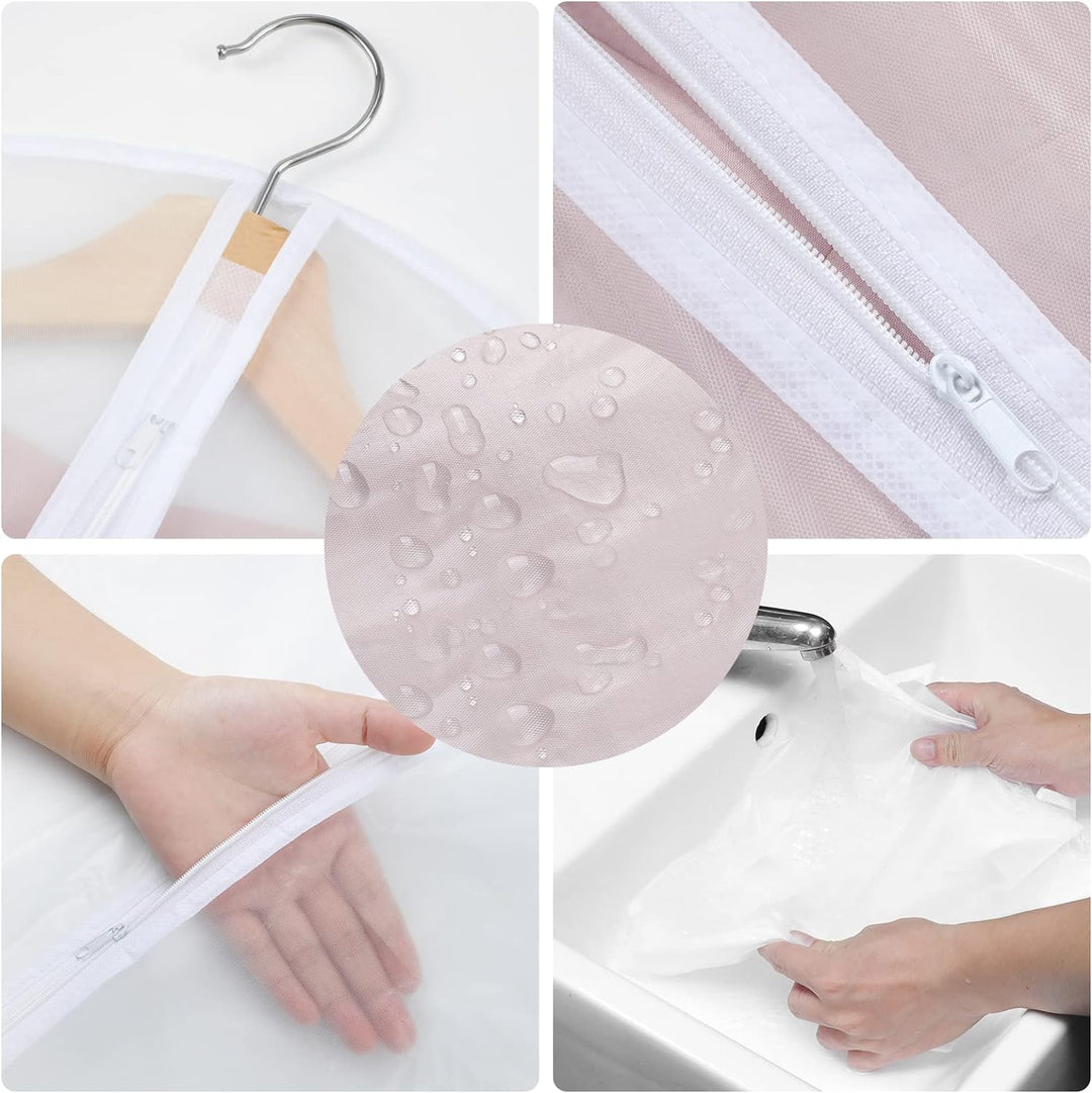 Frendorf | PEVA Clothes Protection Set – 12-pack Hanging Garment Bags in 3 Sizes (Buy 1, Get 1 FREE)