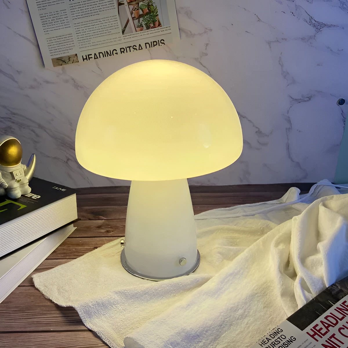 Norvo | GlowMush – Skandinavisk bordlampe med kunstnerisk varme