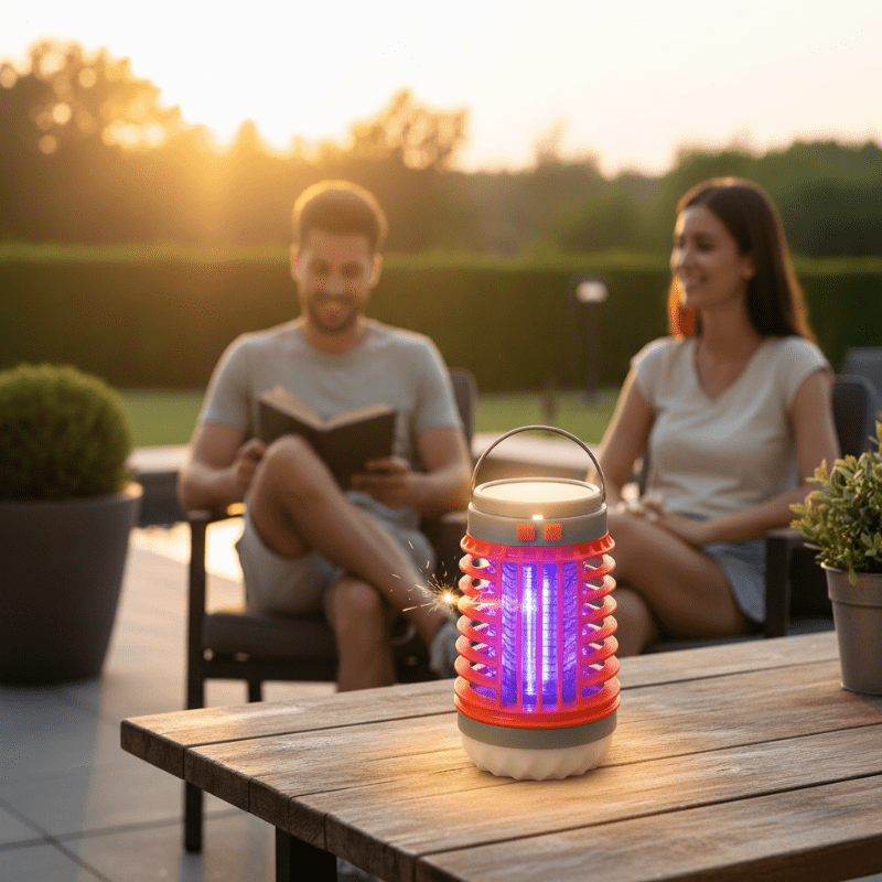 Norvo | ZAPPERLANTERN – 2-i-1 Sol Bug Zapper og Campinglanterne