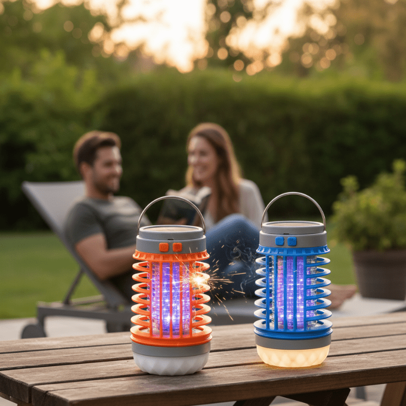 Norvo | ZAPPERLANTERN – 2-i-1 Sol Bug Zapper og Campinglanterne