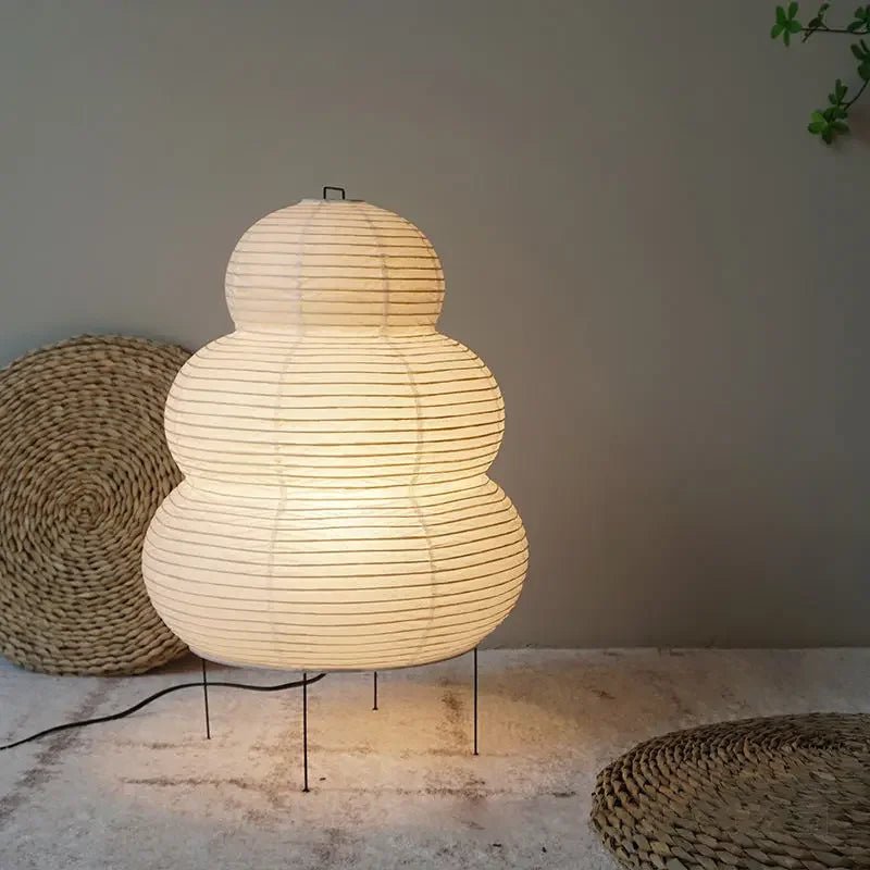 Norvo | Zenora – Rispapir bordlampe i japansk wabi-sabi design